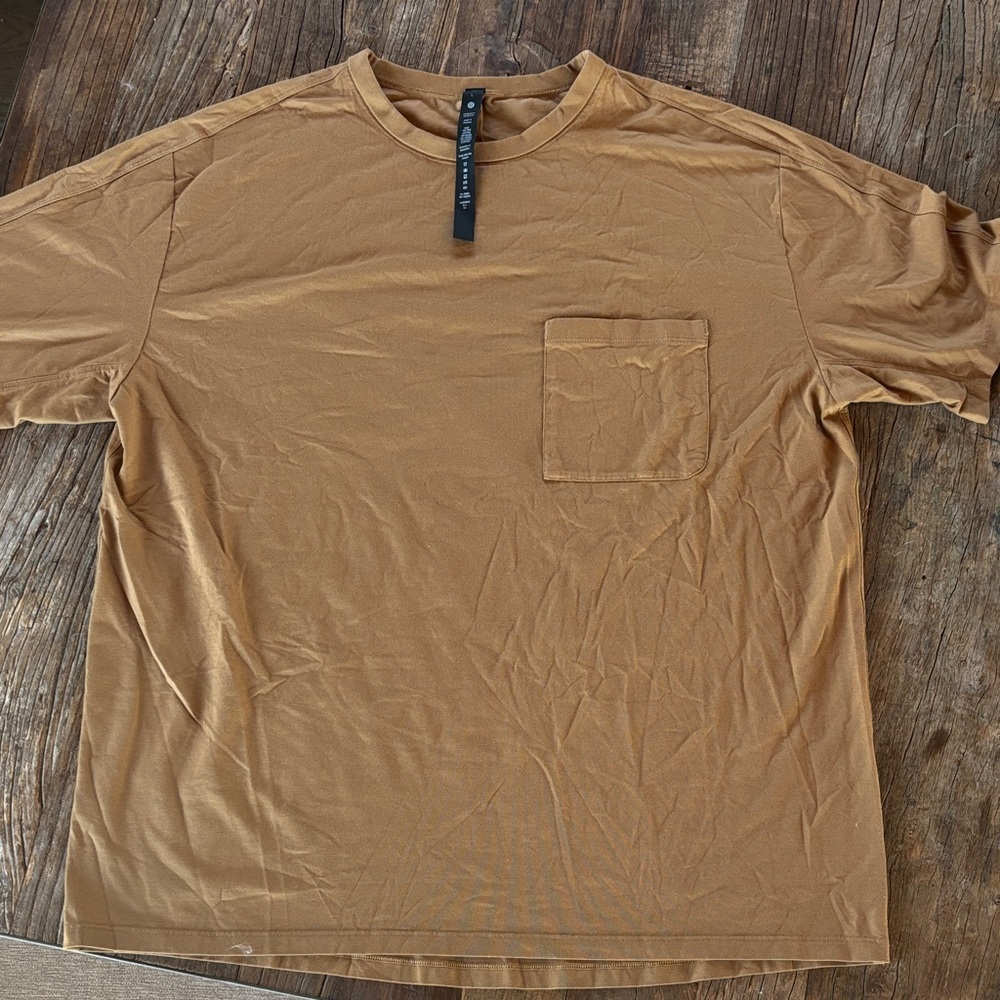 lululemon athletica Tan Short Sleeve Tee